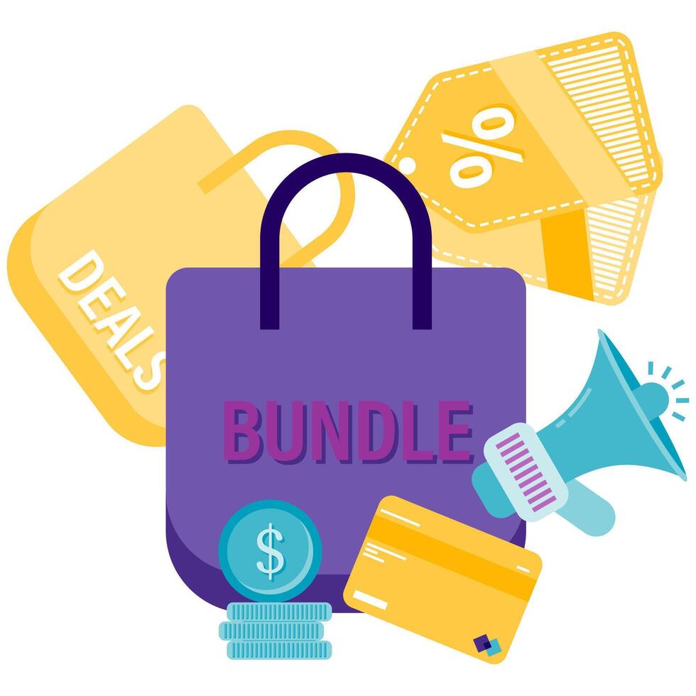 product bundle offer vector