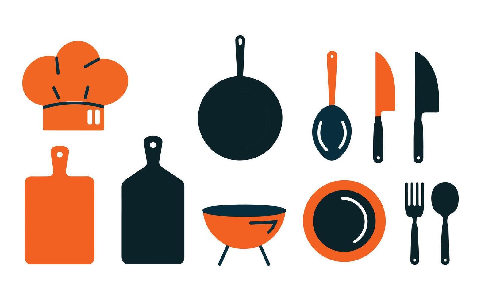Cooking Icons set design vector