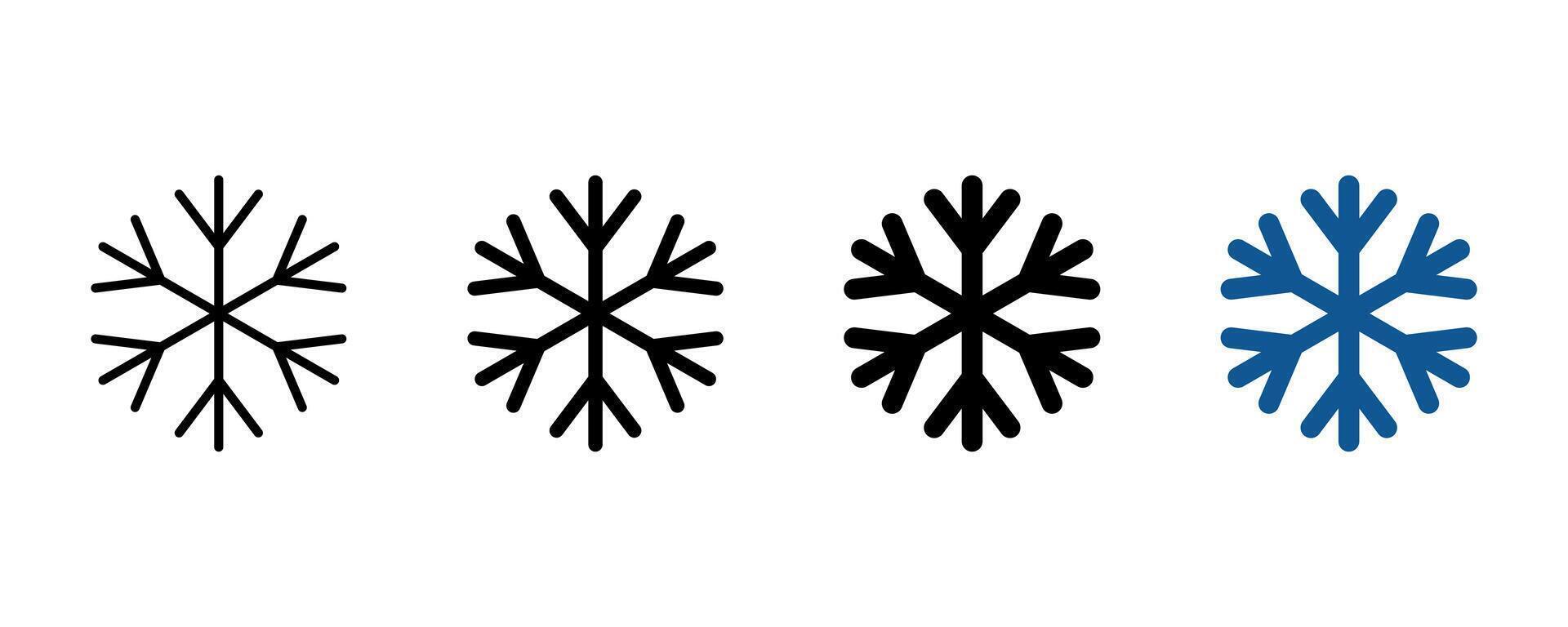 Snow icon set. Snowflake icon . Snowflakes template. Snow winter. vector