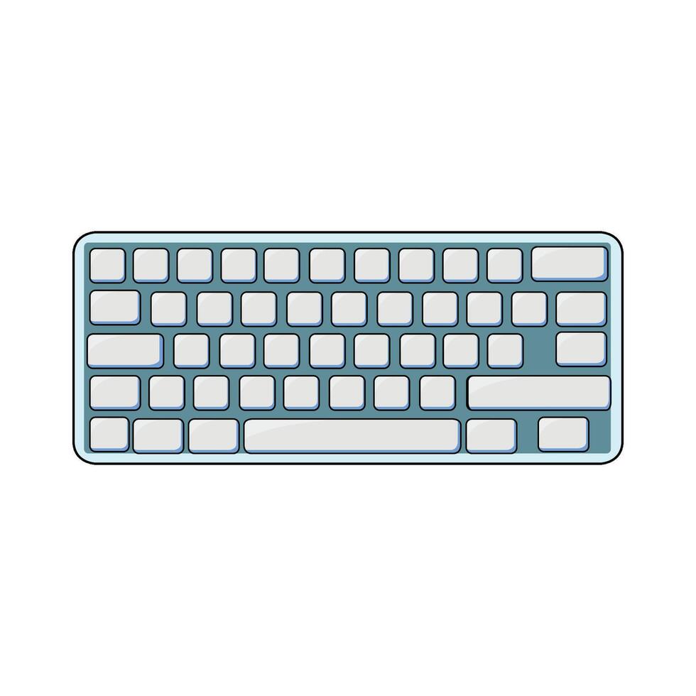 Computer Keyboard illustration vector