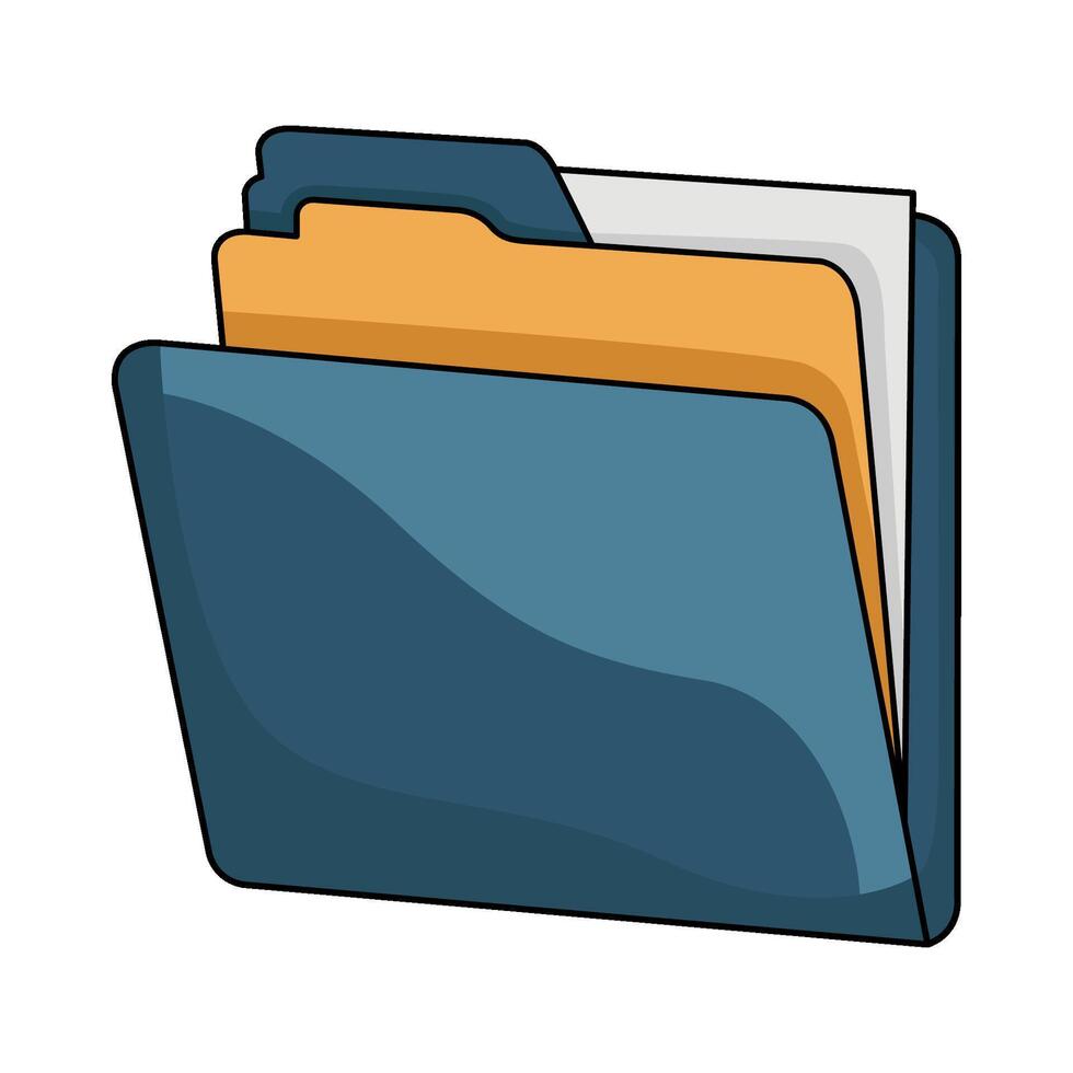 illustration of Deep Web Folder vector