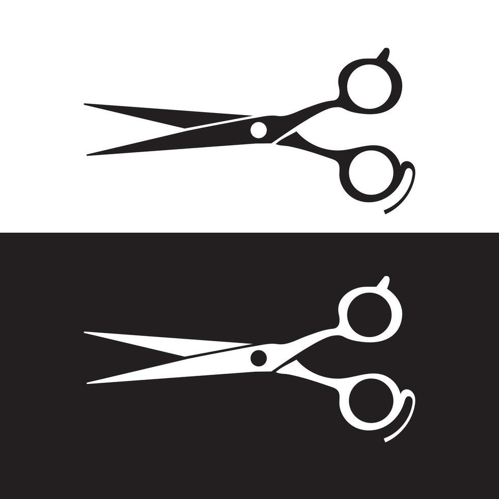Hairdressing scissors for beauty salon vector