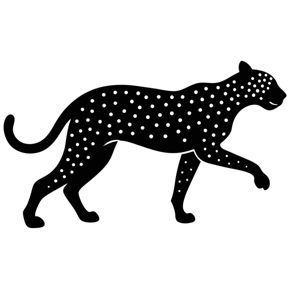 cheetah icon logo illustration. vector