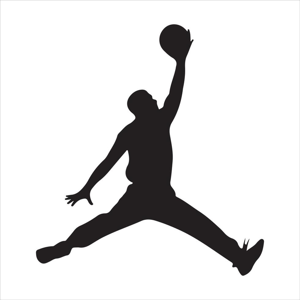 Basketball Player Silhouettes vector