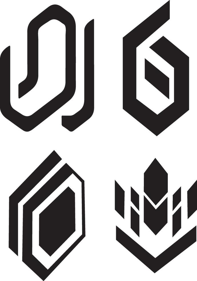 Technology Services Company Logos, Icons, and Technology Symbol DEsign vector