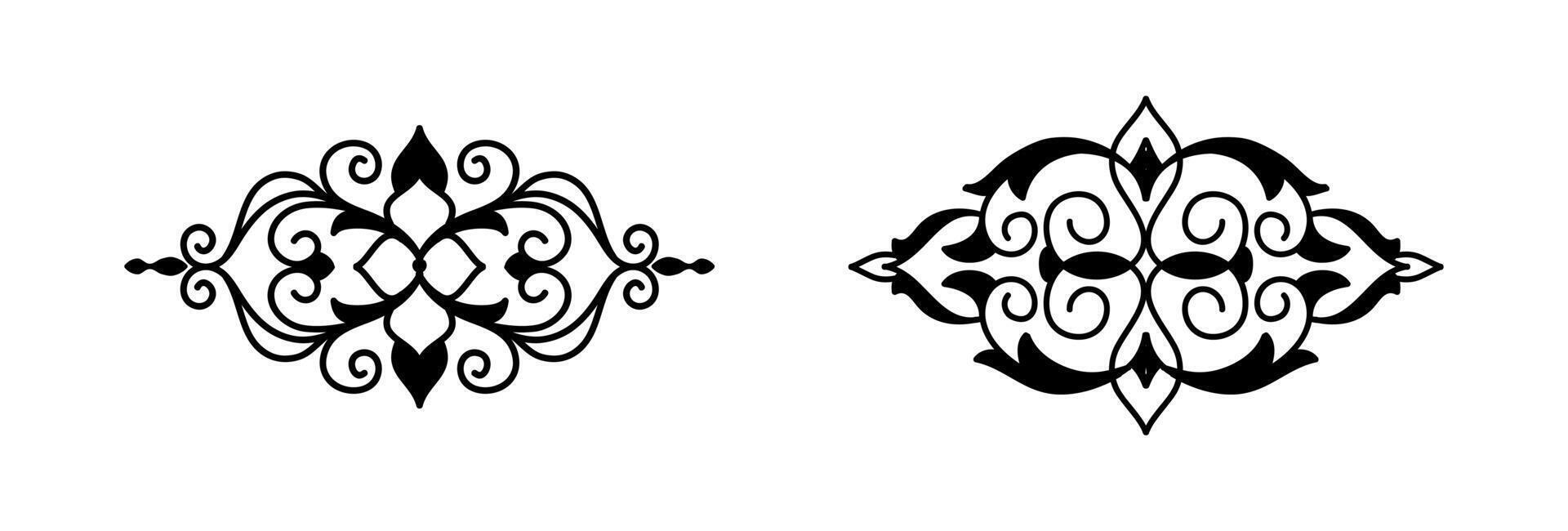 ornament for frame artwork and pinstripe art vector