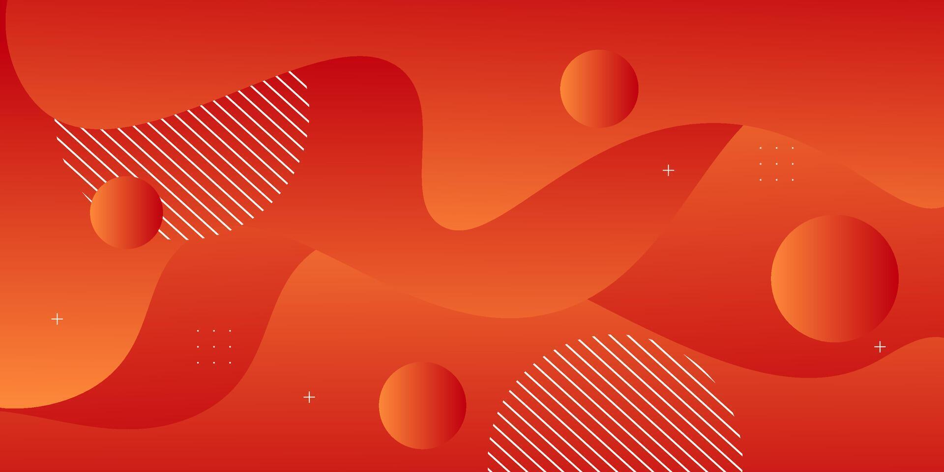abstract background with dark orange wave motion flow, geometric elements. Modern style presentation template commercial poster layout dynamic creative advertising banner wallpaper with text space. vector