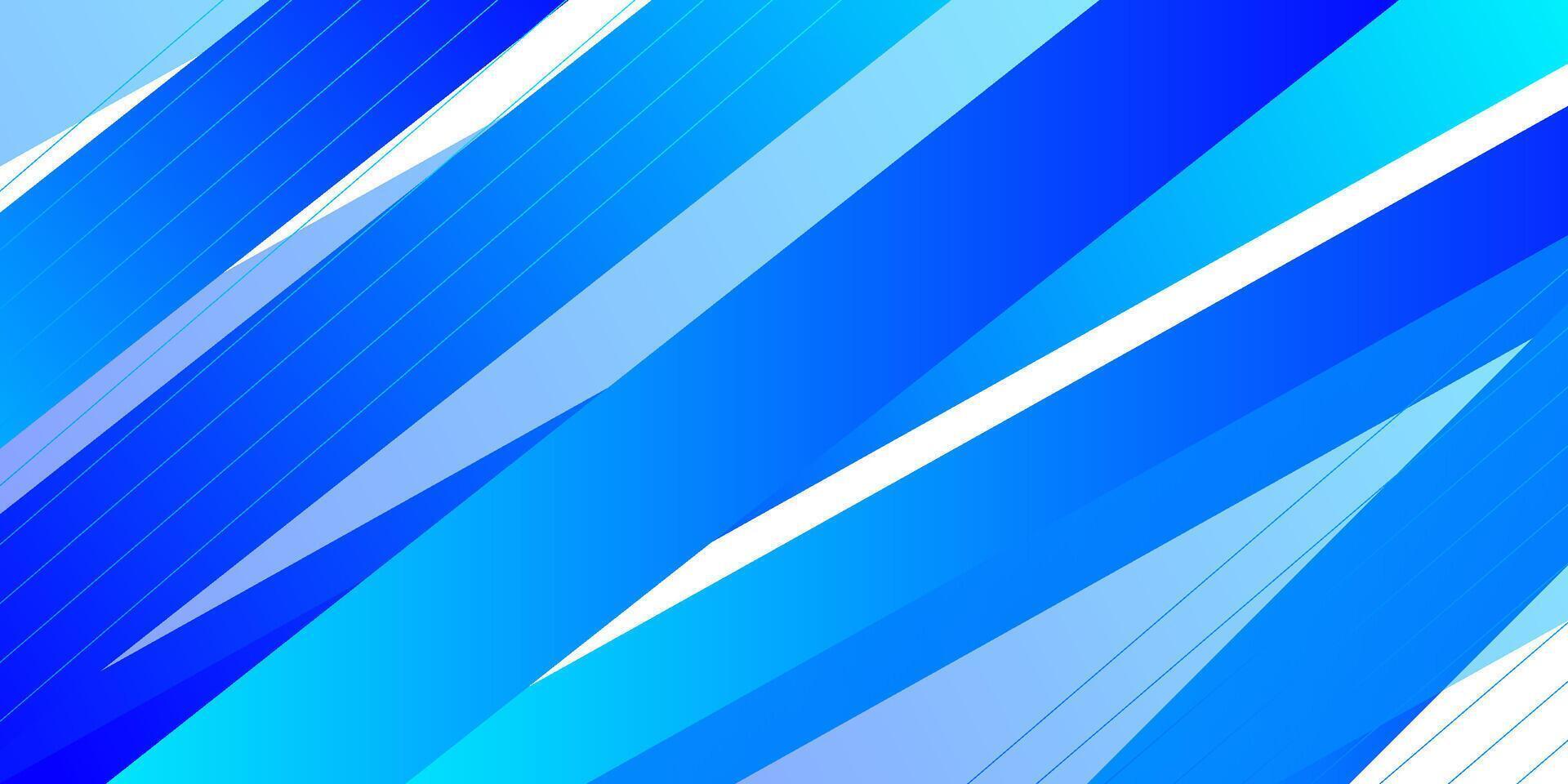 Abstract geometric square pattern in blue color overlapping with shadow. Realistic banner background. Eps10 vector