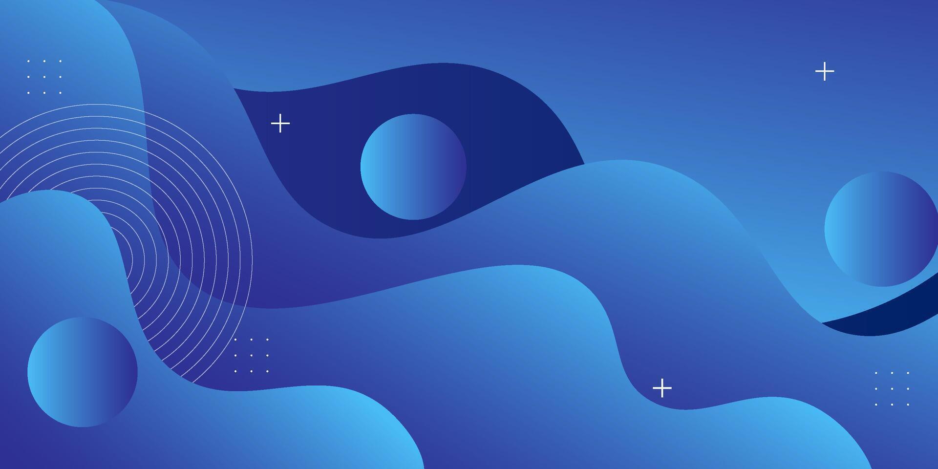 Abstract minimalist blue wave background. Modern concept background. Realistic waves with simple geometric patterns. Eps10 vector