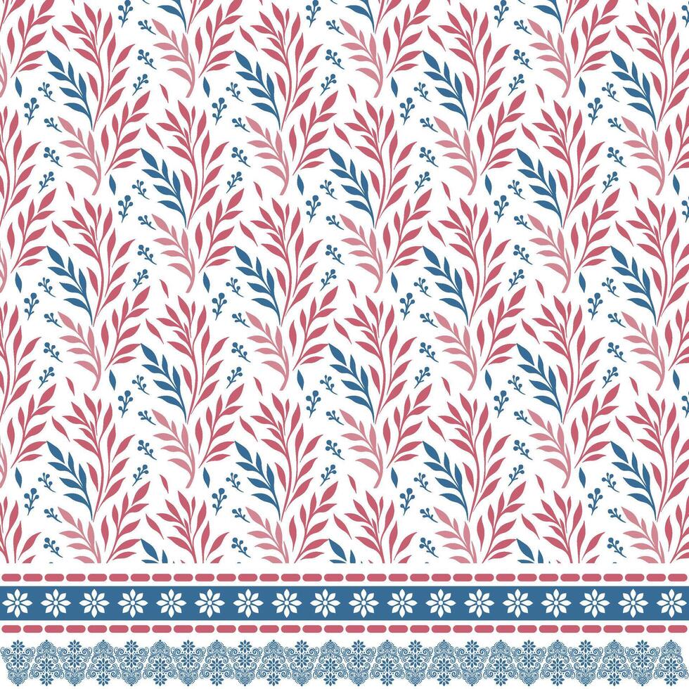 seamless floral artwork with ornamental border texture for elegant wrapping templates and posters vector