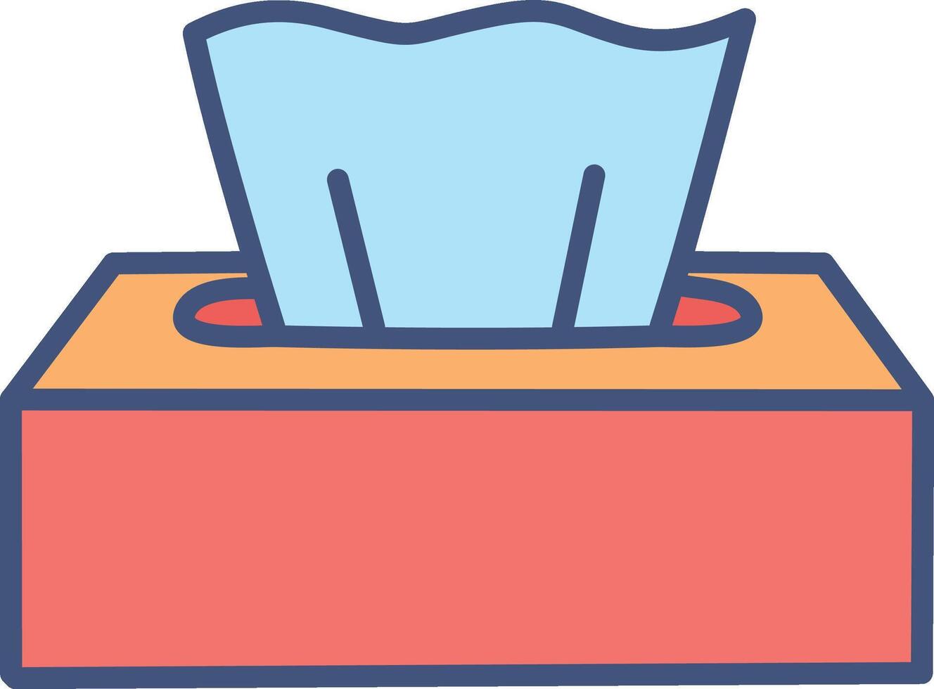 tissue box icon vector
