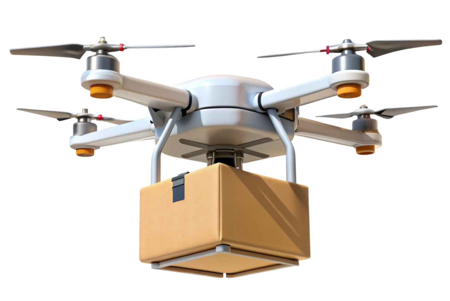 Delivery Drone Enhances Fast Shipping Across Urban Areas png