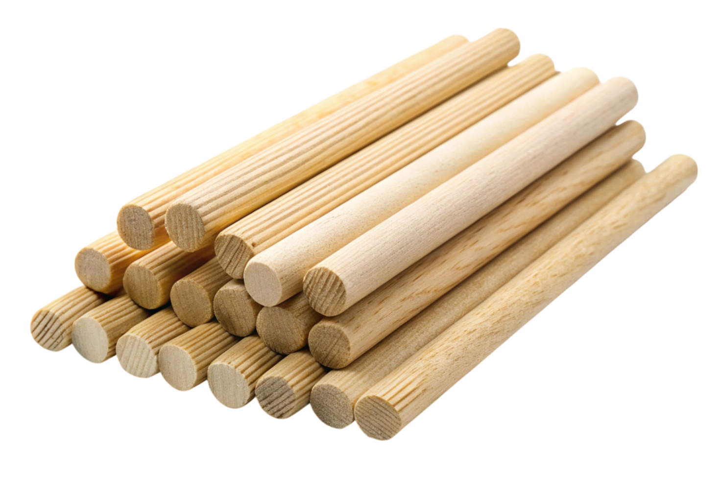 Dowel rods creating sturdy wooden structures png