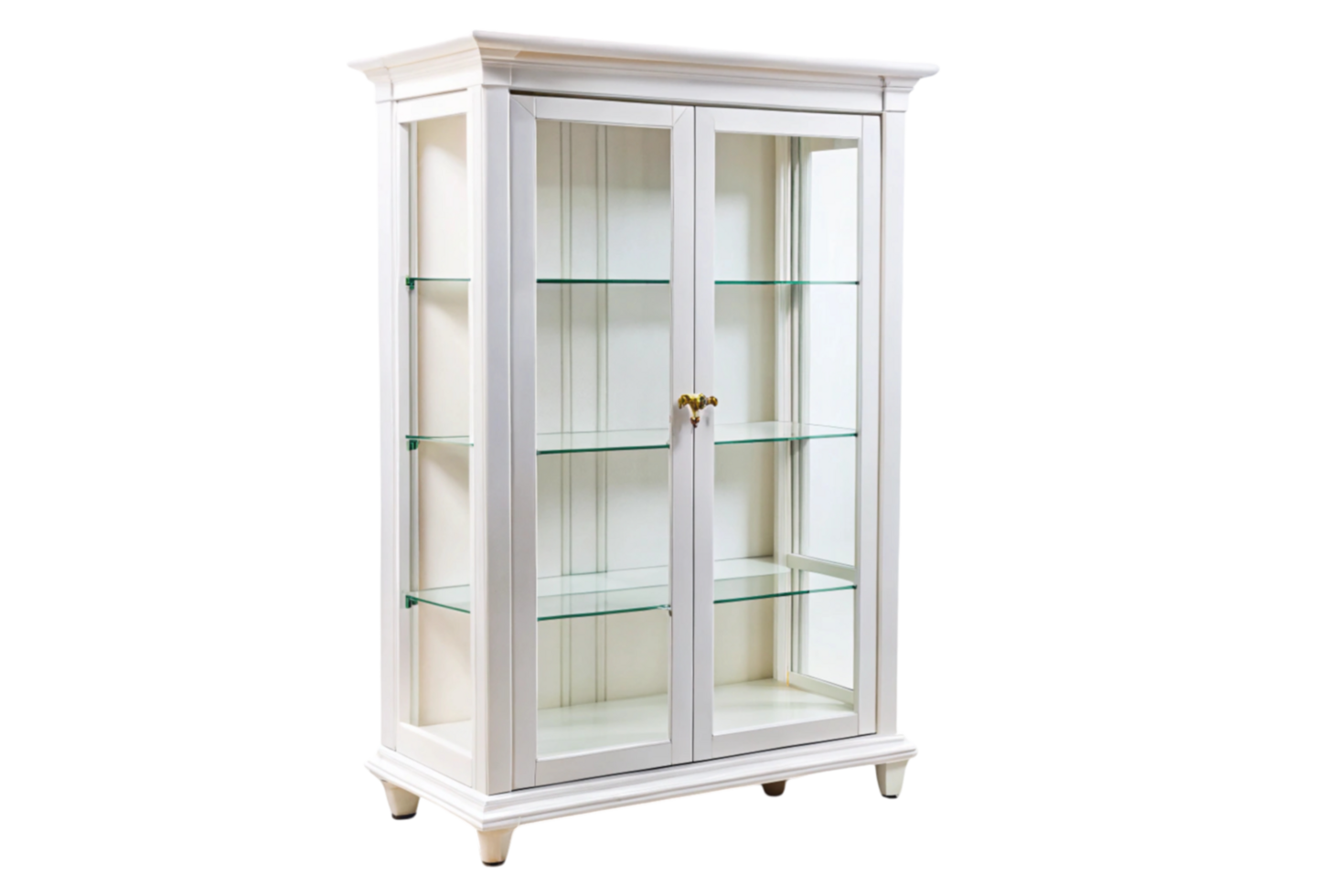 Display cabinet enhances home decor with elegance png