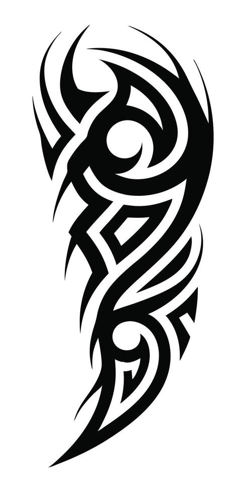 Creative Bold Arm Tribal Tattoos for Tattoo Enthusiasts vector