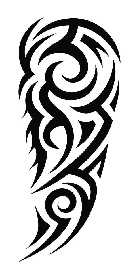 Trendy Minimalist Tribal Tattoos for Arm Unique Elegant vector