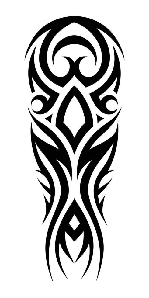 Chic and Minimalist Tribal Arm Tattoos for Ladies vector