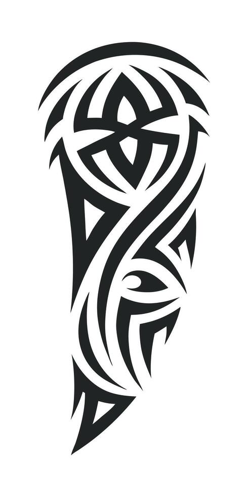 Tribal Armband Tattoo Design Authentic Cultural Patterns vector