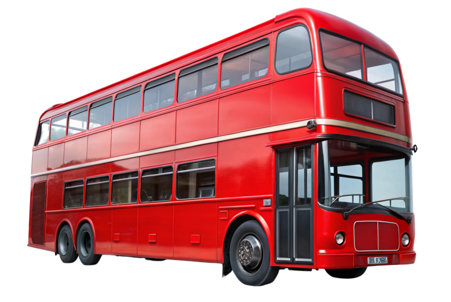 Double decker bus iconic symbol of city travel png