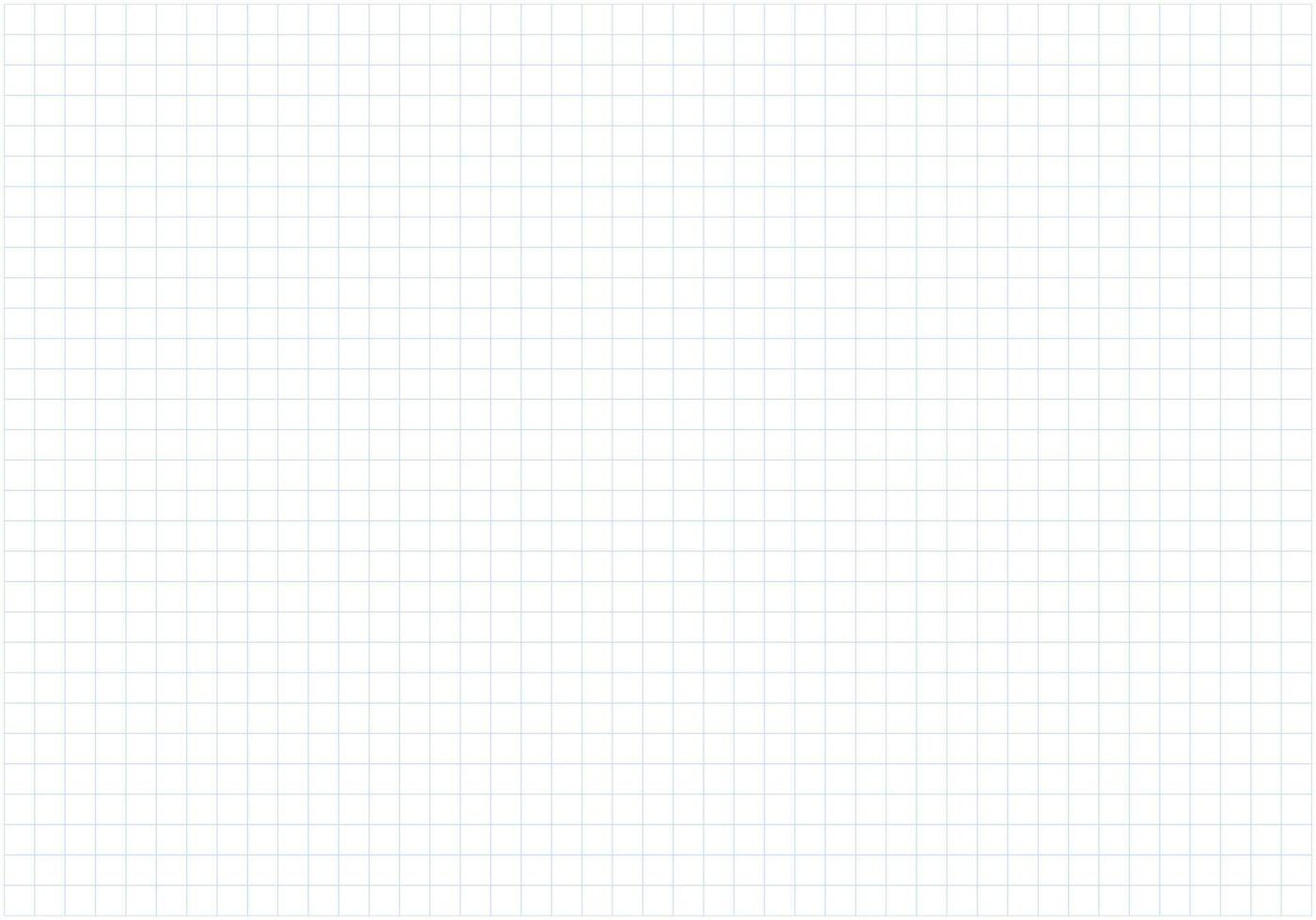 Squared wide blue grid paper. Mathematics seamless pattern. Notebook sheet blank. Typography template for making production for school. Education background mockup. Blue grid texture on white backdrop vector