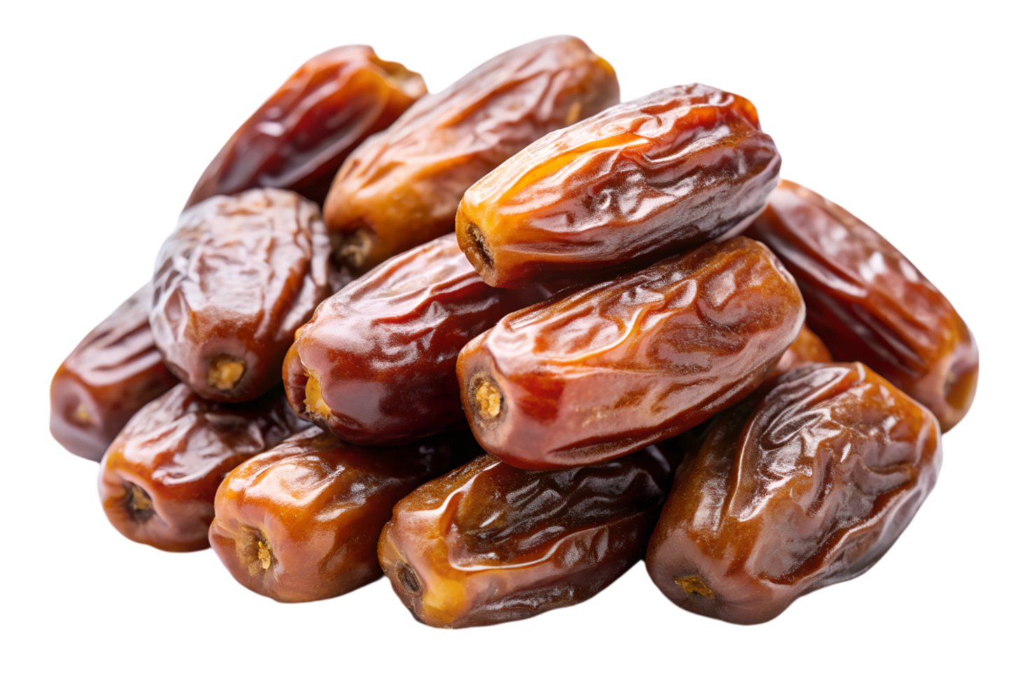 Dry dates isolated packed with natural sweetness and fiber png