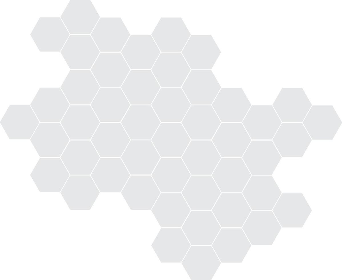 Overlapping Hexagons Background vector