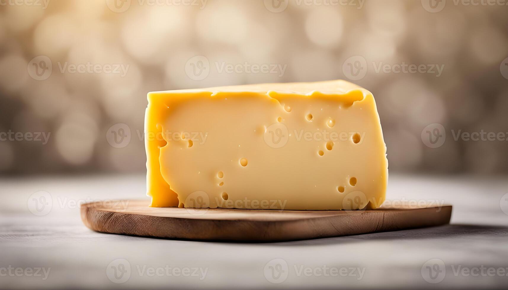 Traditional Yellow Cheddar Cheese on a background photo