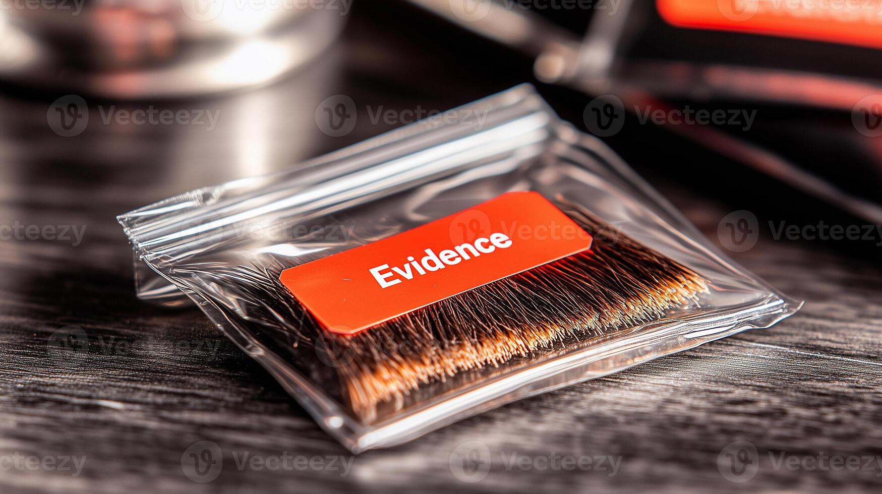 a small bag of evidence photo