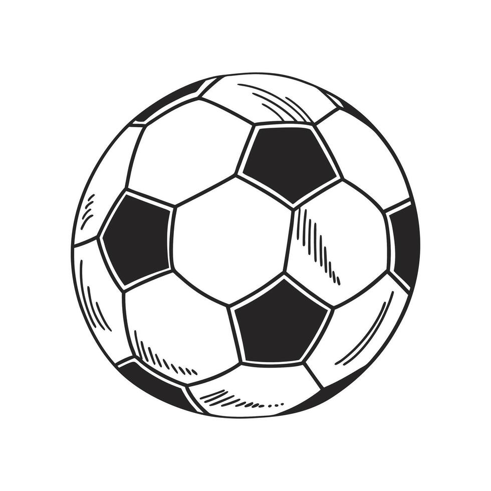 Soccer ball illustration vector
