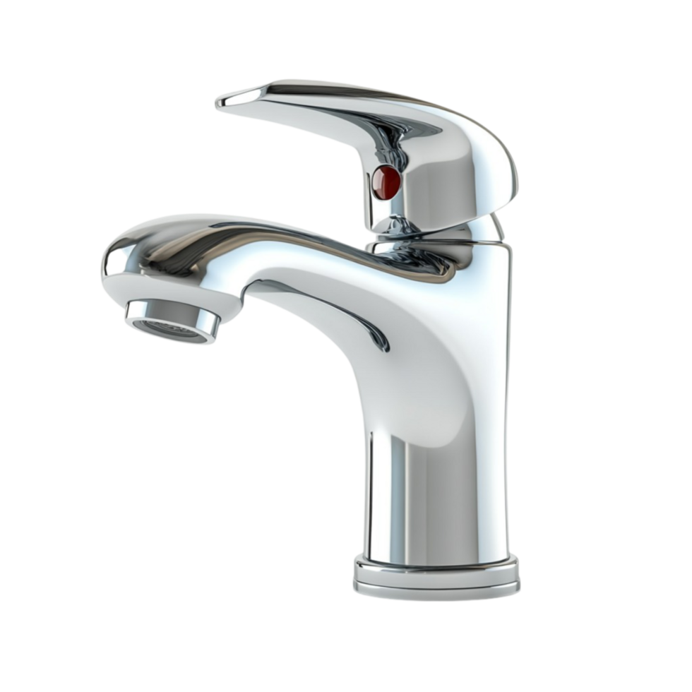 a chrome faucet on a background png