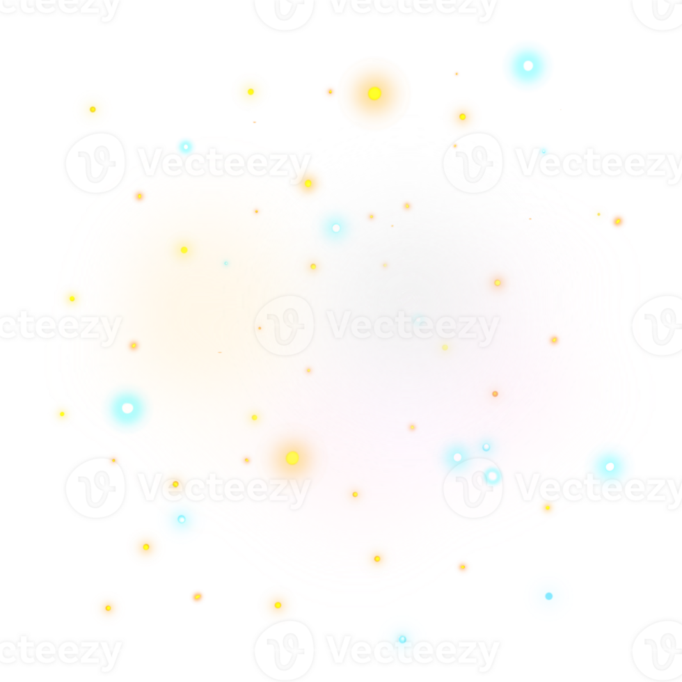 colorful realistic light effect png
