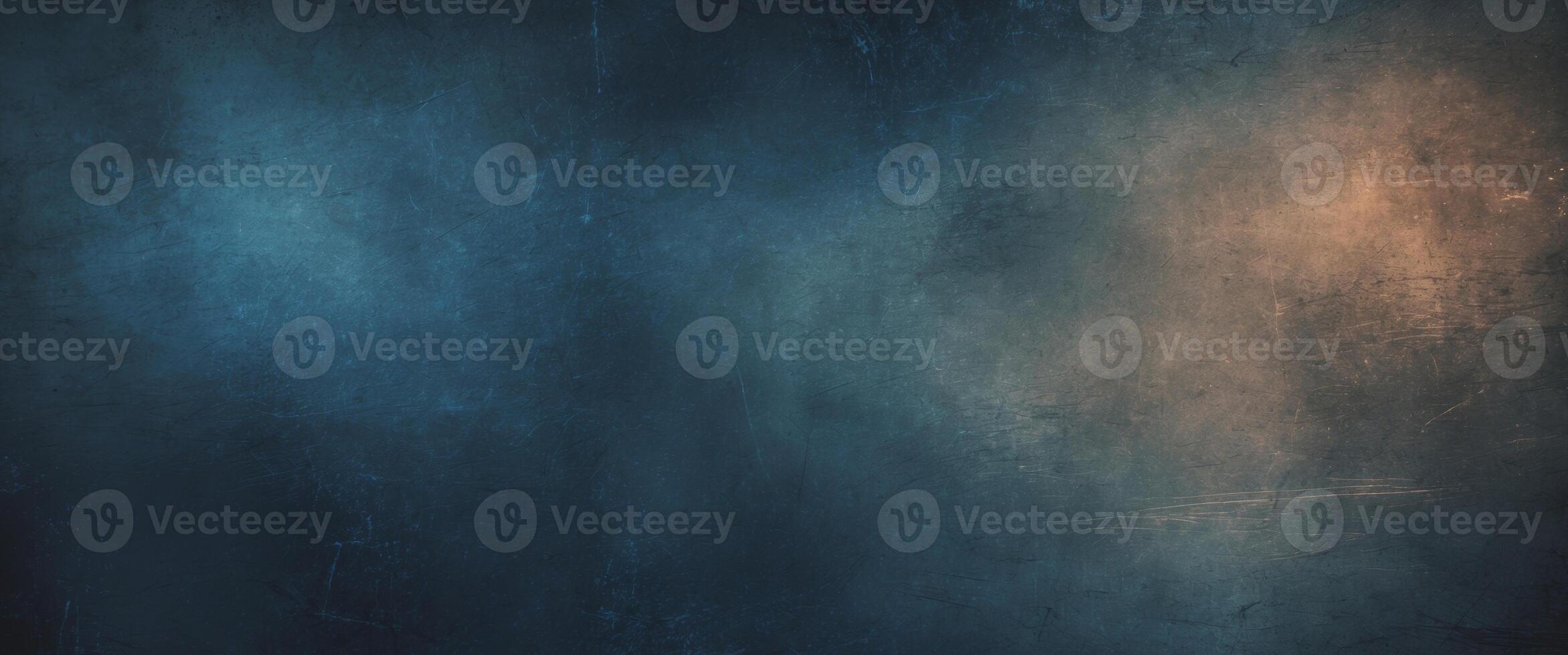 A dark blue and orange background with a light in the center photo