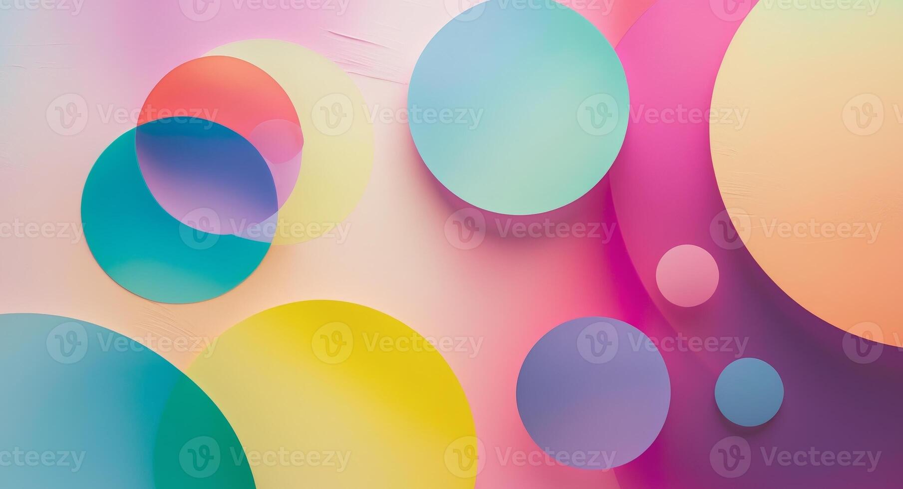 abstract colorful background with circles. photo