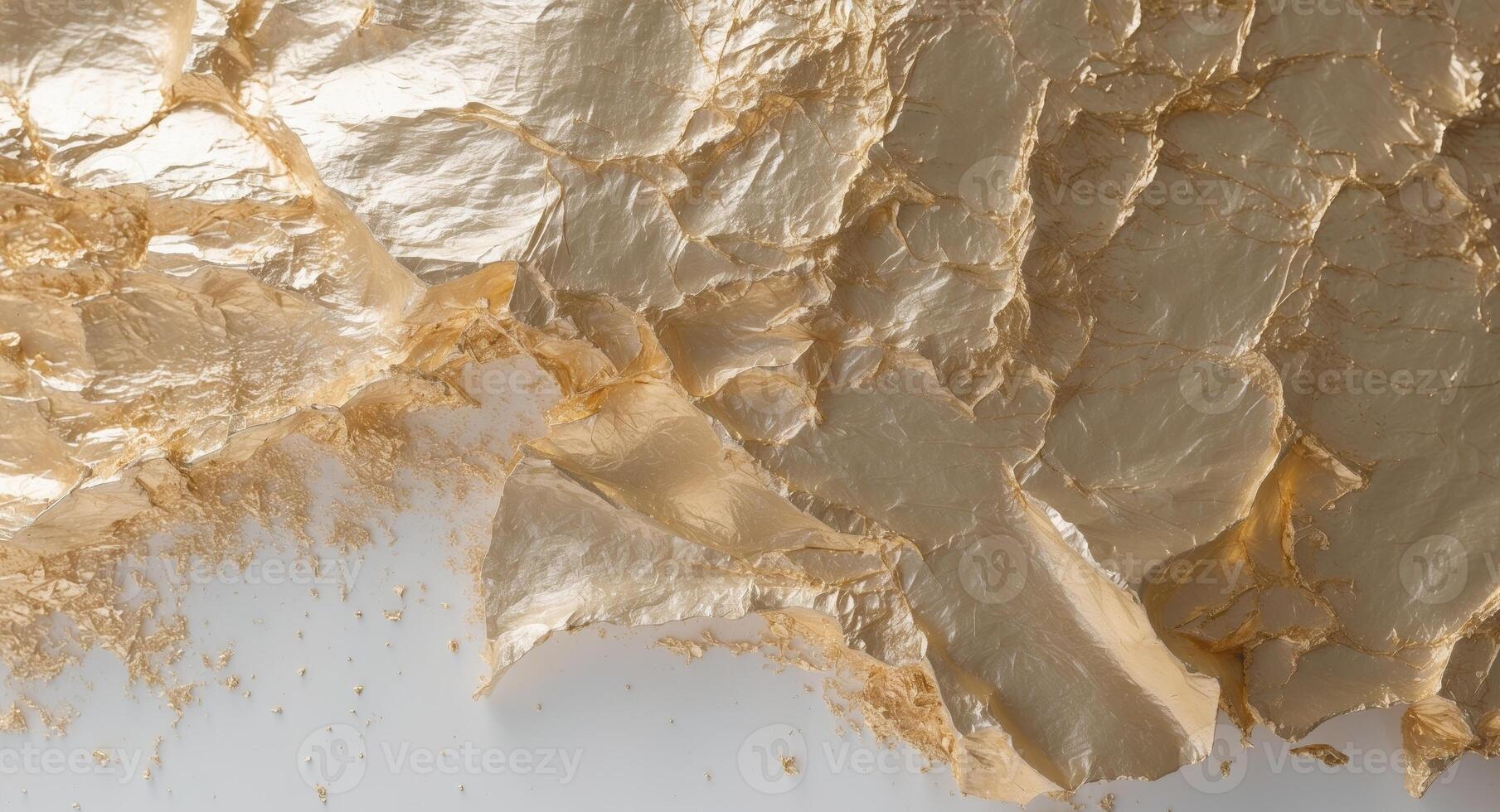 Abstract background metallic rough and noise gold foil texture. photo