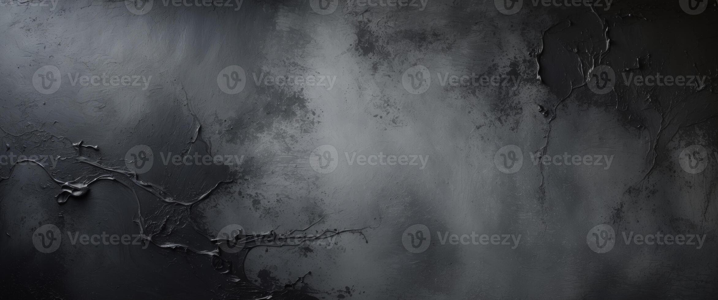 Dark Abstract Expressionist Background with Charcoal and Gray Textures photo