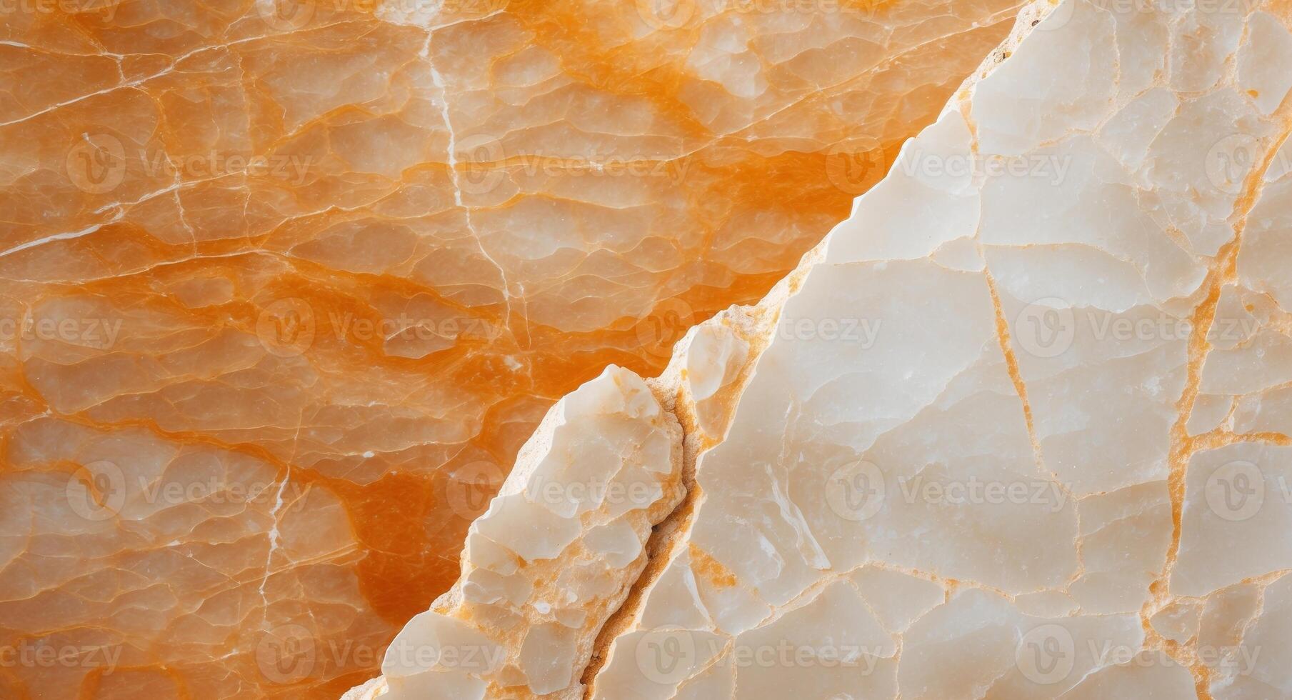 Orange and white onyx stone texture background for design projects. photo