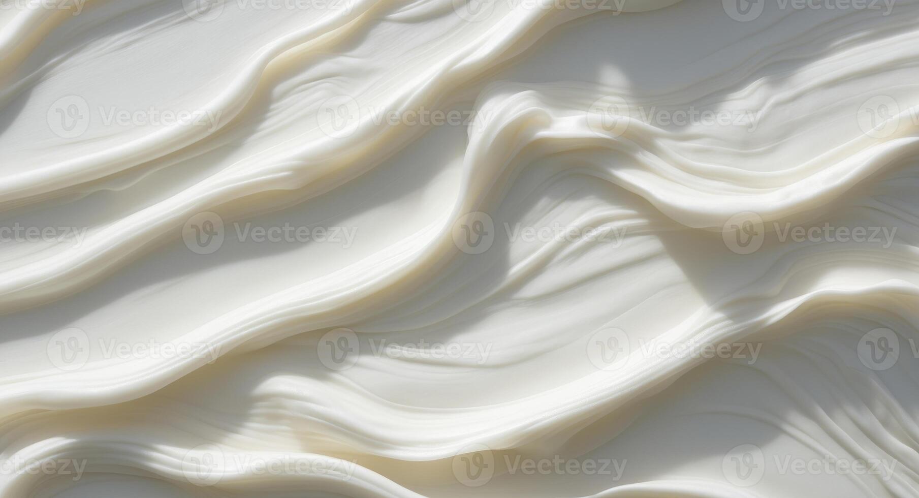 Spread of creamy texture on a white surface. photo