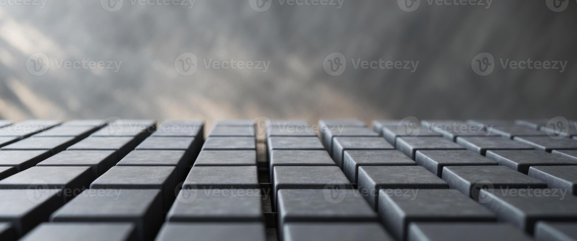 Dark Gray Square Blocks Wall Texture Background photo