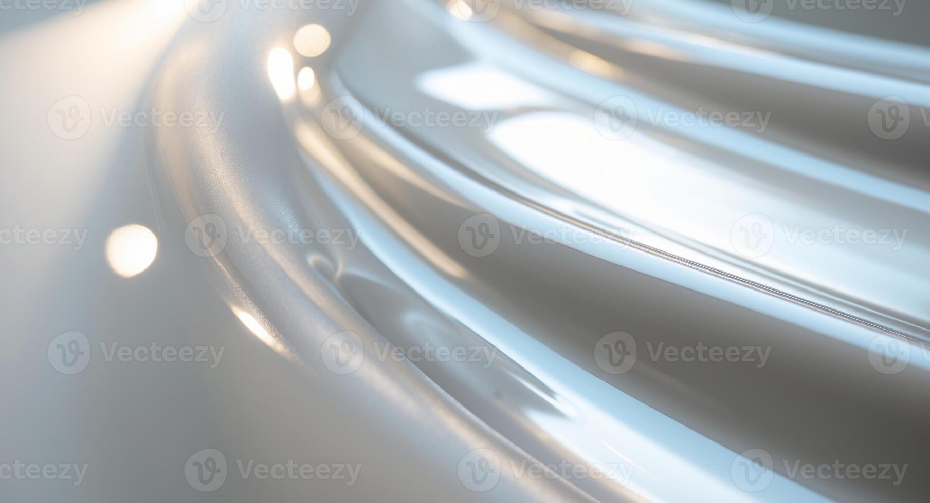 Soft Reflections on Smooth Metallic Surface in Lighting photo