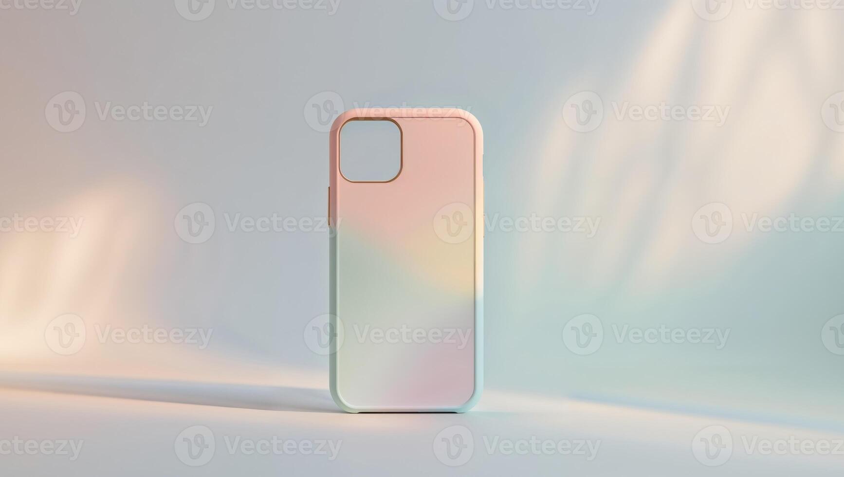 A phone case with a colorful background photo