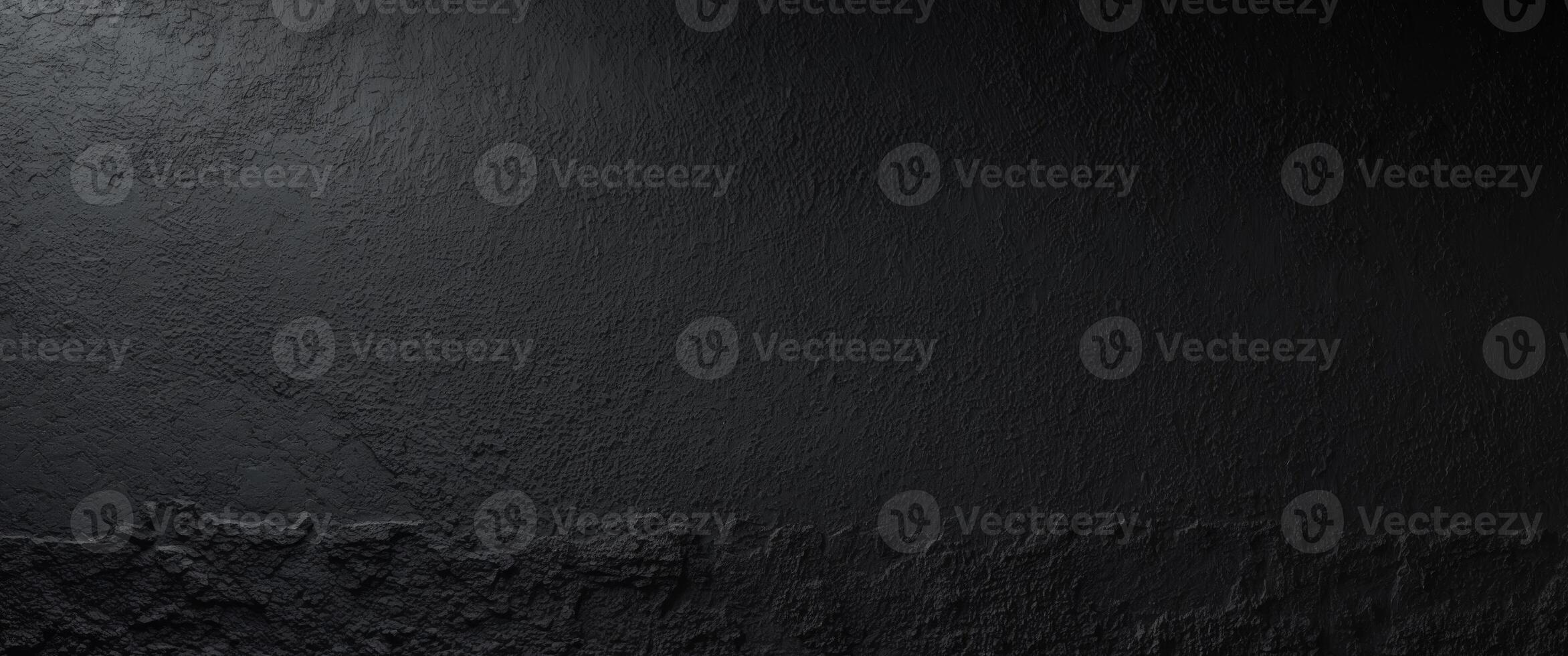 Black wall texture rough background dark. photo