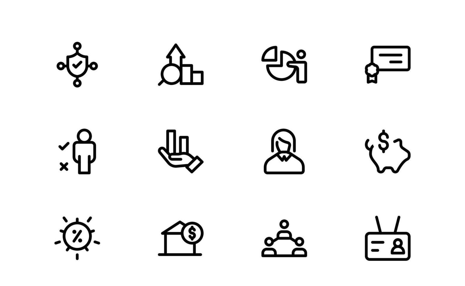 Professional ESOP Icon lots vector