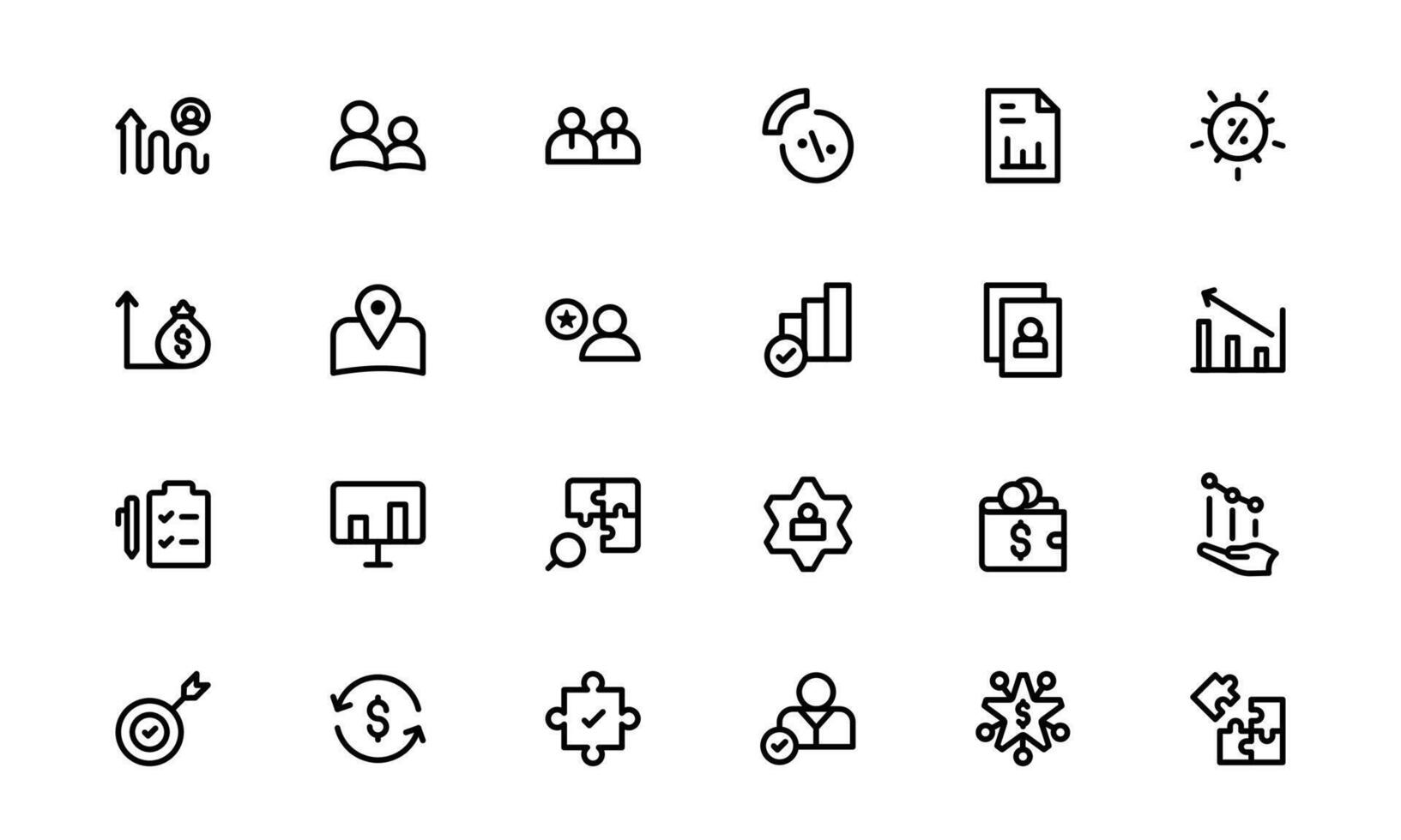Professional ESOP Icons - Scalable and Versatile Graphics vector