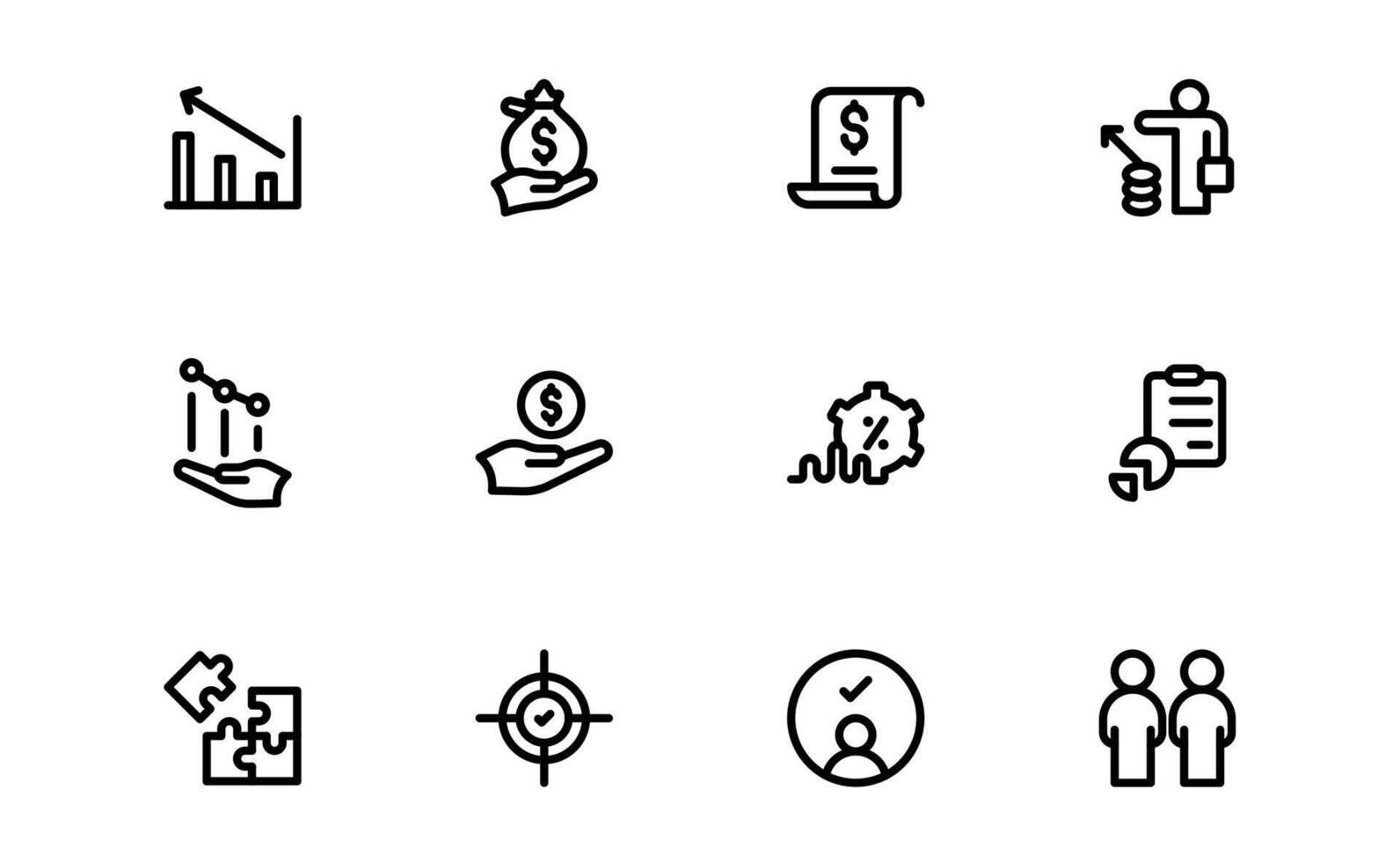 Professional ESOP Icon package vector