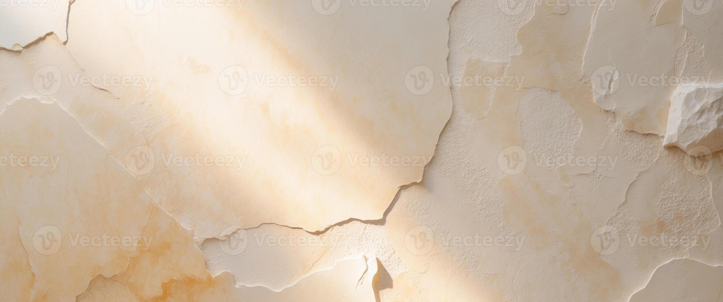 Exploration of textured Venetian plaster creating a gentle light gradient on a bright background. photo