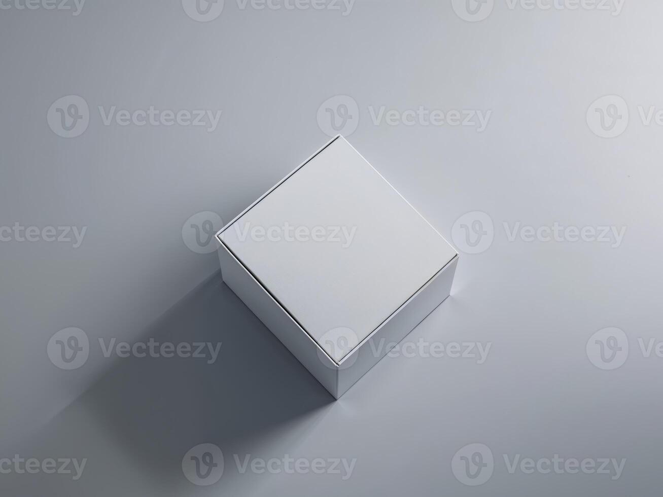 High Resolution of Box Back Top View in Grey Background photo
