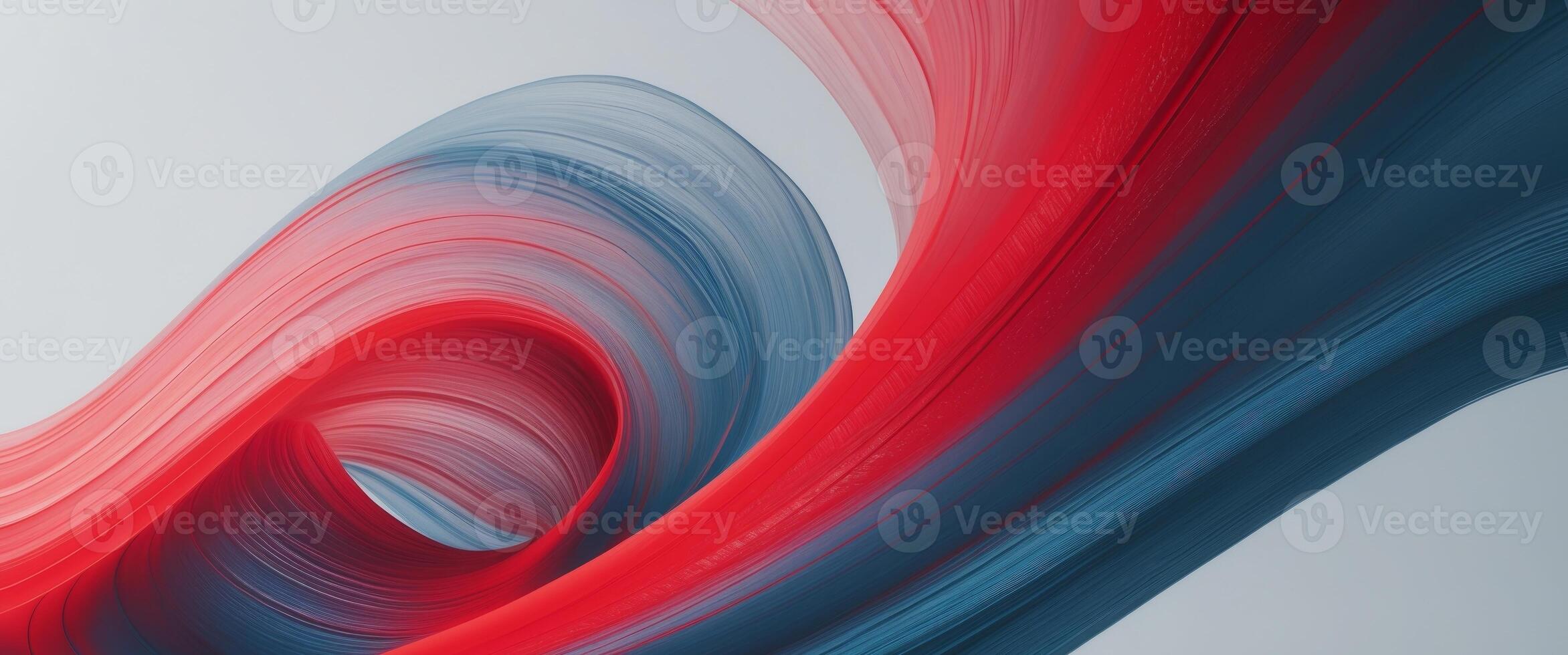 A red, blue and white abstract wave photo