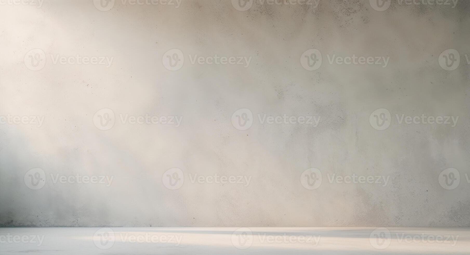 Empty room with concrete wall and light photo