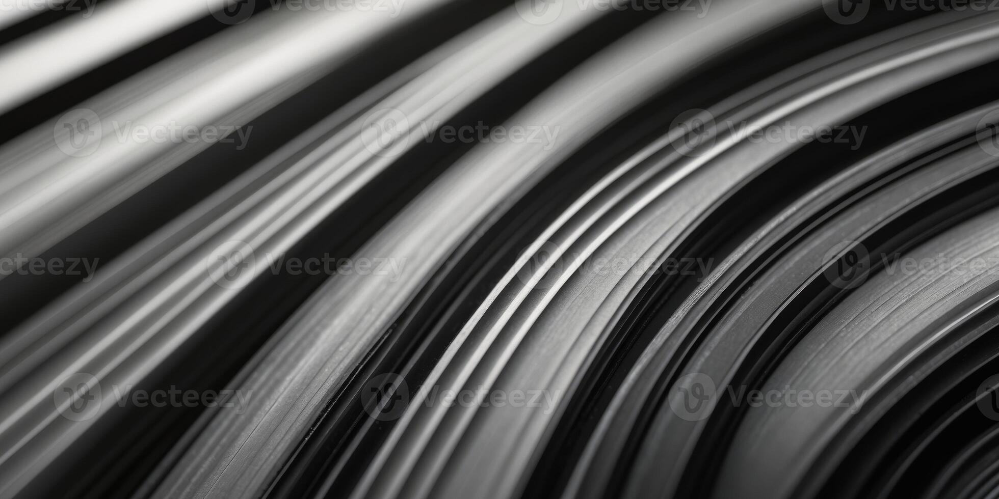 Abstract Black Concentric Circles Texture Background. photo