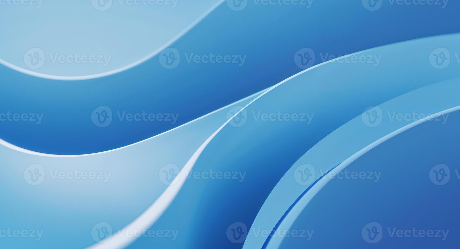 Blue Background with Smooth Curved Lines photo